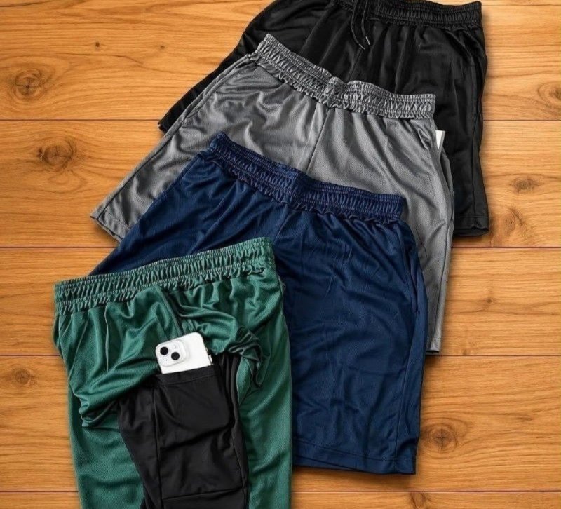 Kit 4 Shorts 2 Em 1 Duplo Dryfit Masculino Compressão Térmica