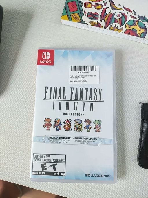 Final Fantasy I-VI Pixel Remaster Collection - Anniversary Edition - Nintendo Switch