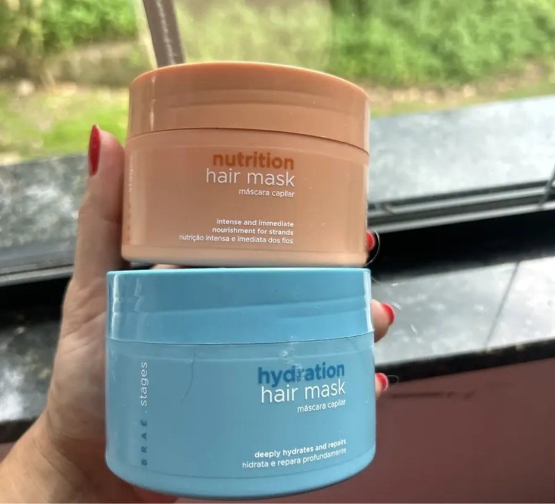 Máscaras De Tratamento Nutrição + Hidratação Stages - Braé