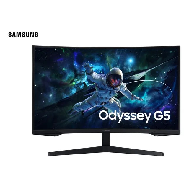 Monitor Gamer Samsung Odyssey G5, 32, qhd, 165hz, 1ms, hdmi, dp Preto