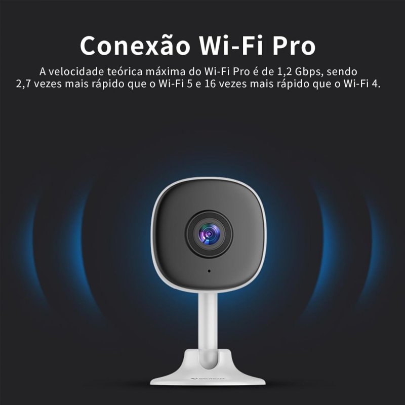 Coibeu Câmera WiFi - Angular Ultra Grande - Detecção de Pessoas