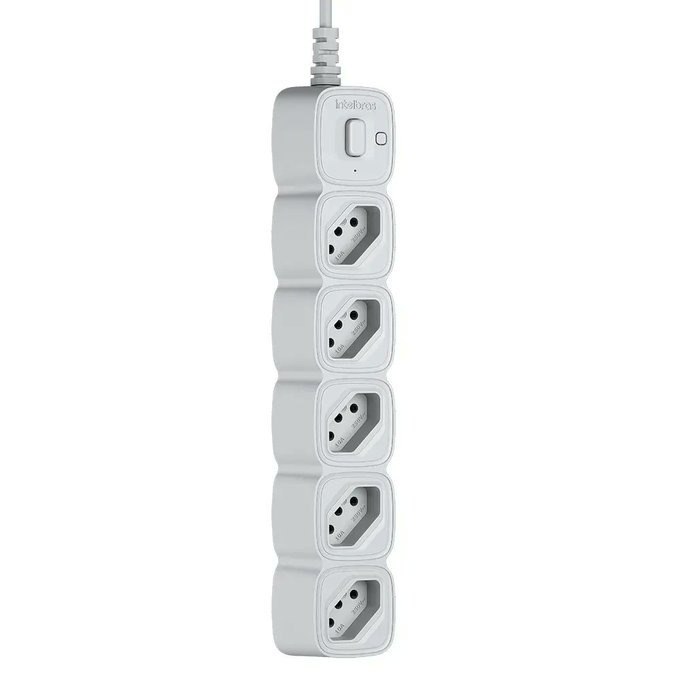 Protetor Eletrônico Intelbras Com 5 Tomadas Epe 2005 Branco