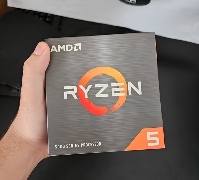Processador AMD Ryzen 5 5500 100100000457BOX, Cerâmica cinza