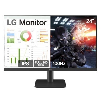 Monitor PC Gamer LG 24 IPS, Full HD, 100Hz, HDMI - 24MS500-B Preto 127/220V