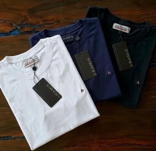 Kit Camisetas Aramis Basic Lisa Preta/branca