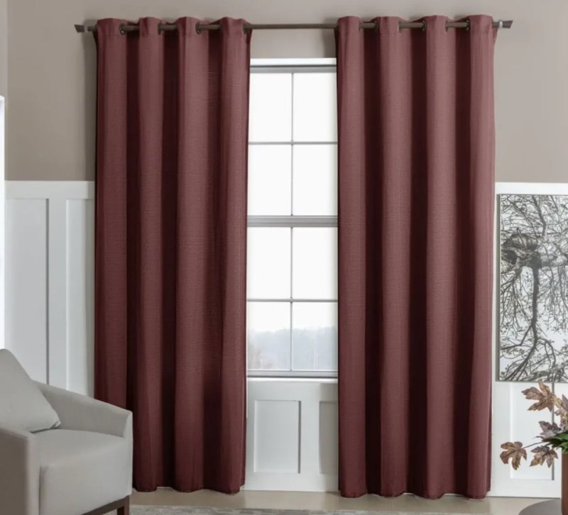 Cortina Em Tecido Oxford 3,00 X 2,50 Para Sala E Quarto
