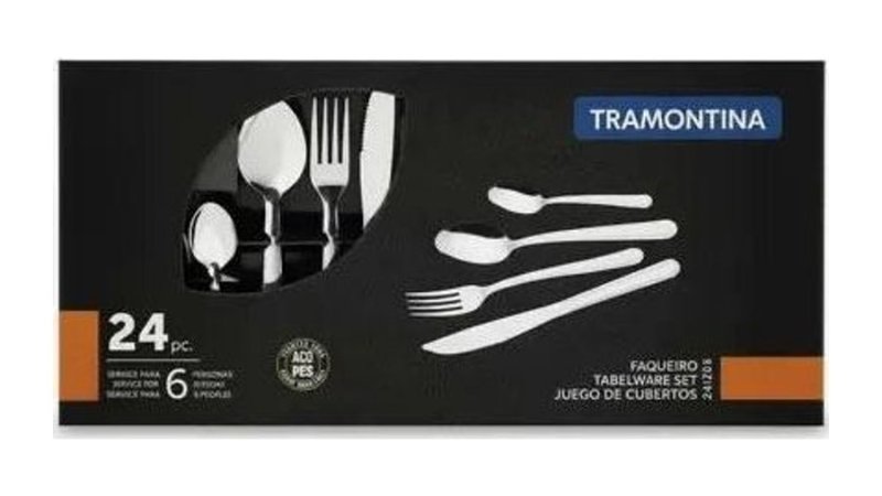 Faqueiro Tramontina 24 Peças Inox
