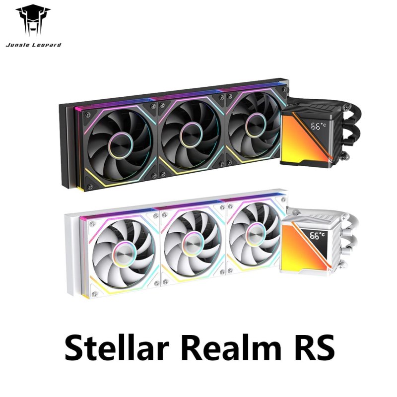 Water Cooler Jungle Leopard Star Realm RS 360mm com Display Digital de Temperatura LED