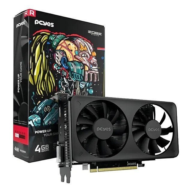 Placa De Vídeo Pcyes Radeon Rx550 4gb Gddr5 Hdmi/dp/dvi Amd