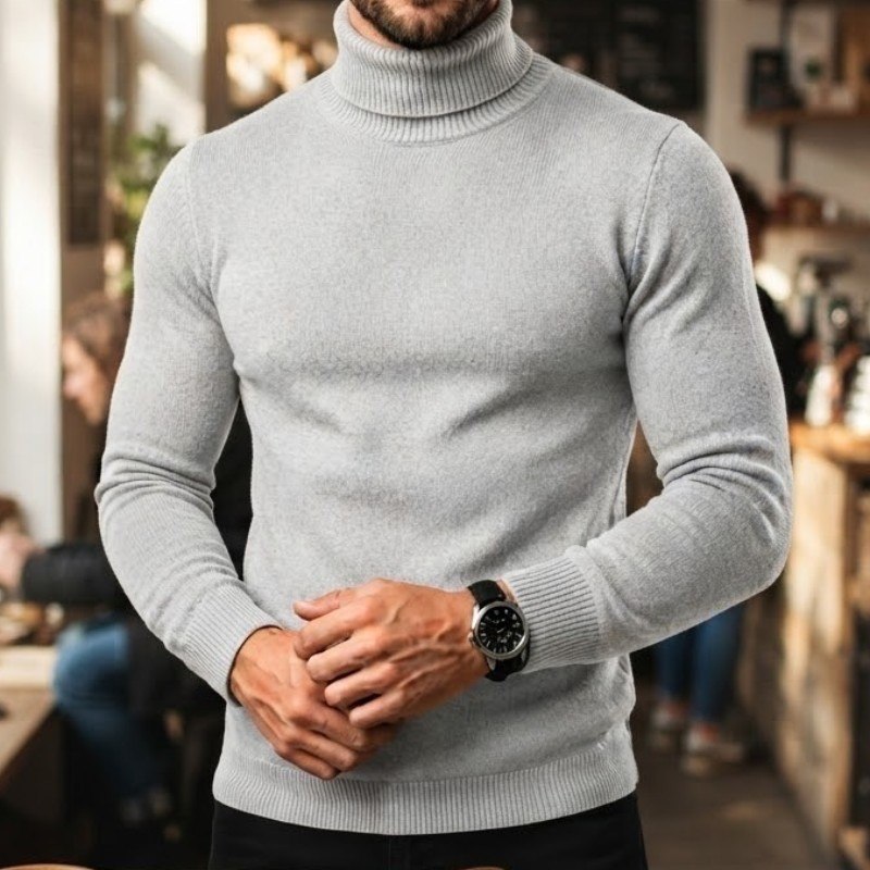Cacharrel Casaco Blusa Tricot Lã Masculina Mp818
