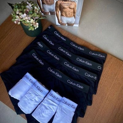 Kit Com 4 Cuecas Boxer Cotton Calvin Klein