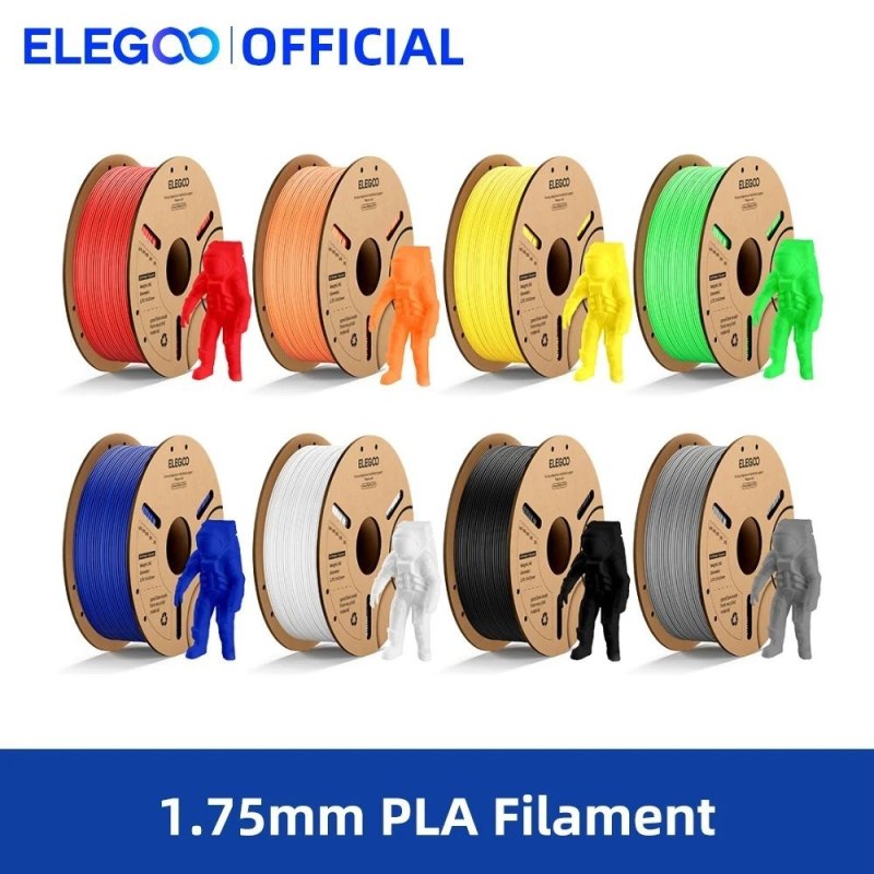 1KG - Filamento PLA ELEGOO para impressora 3D