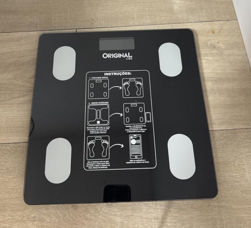 Balança Digital Bioimpedância Premium Bluetooth