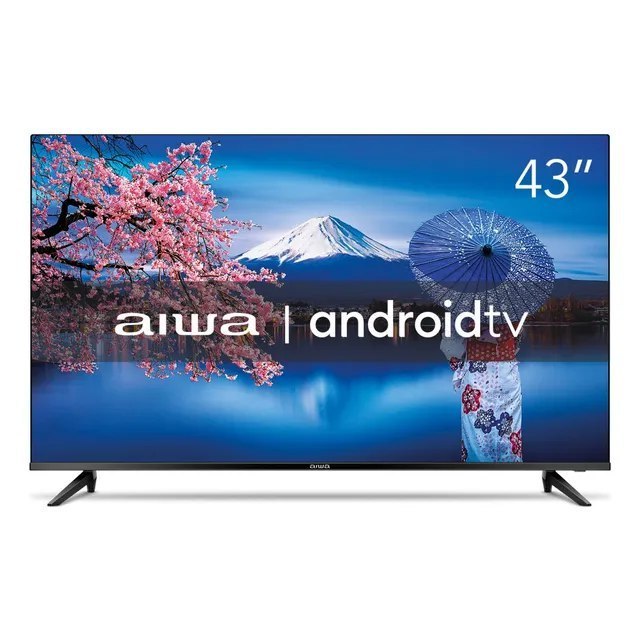 Smart Tv Aiwa 43 Android Full Hd Borda Ultrafina Hdr10 Dolby Áudio
