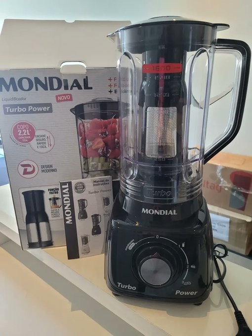 Liquidificador Turbo Power Mondial 550W - L-99 FB + Frete Grátis