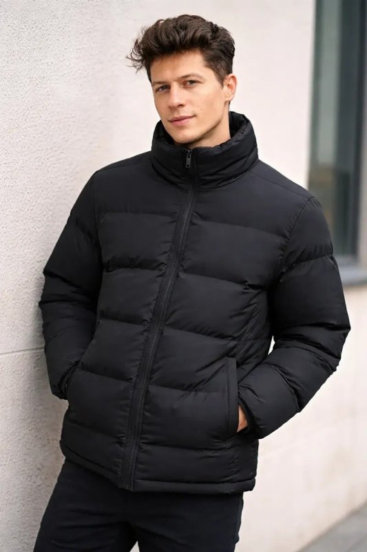 Jaqueta Masculina Bomber Puffer Roma Premium Inverno Casual