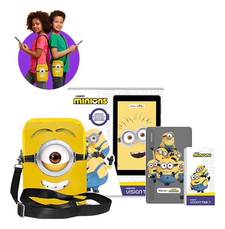 Tablet Infantil Positivo Vision Tab 7 Minions