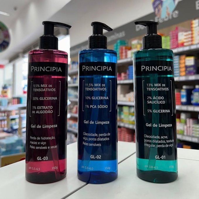 Kit Principia Skincare - GL-01, GL-02 e GL-03