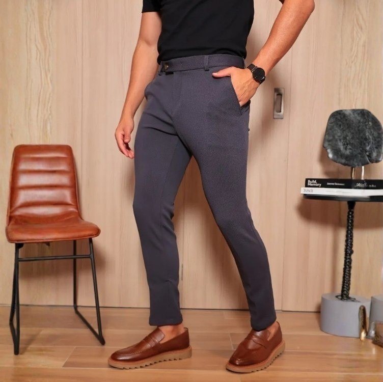 Calça Masculina Alfaiataria Tecnológica Confort Lycra