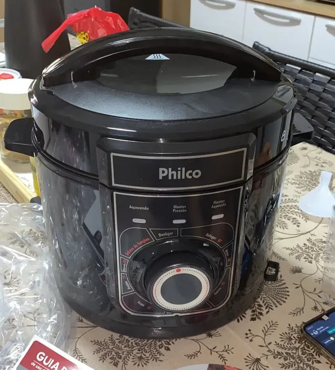 Panela De Pressão Philco Ppp02pi Inox Multifuncional 5l