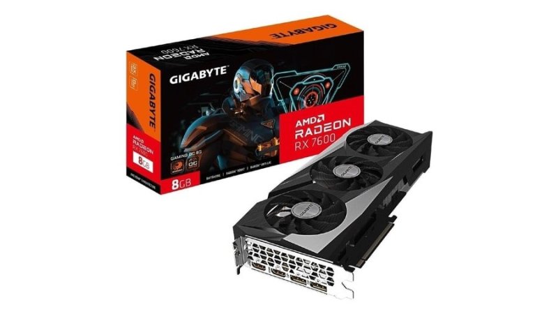 Placa de Video Gigabyte RX 7600 Gaming OC, 8GB
