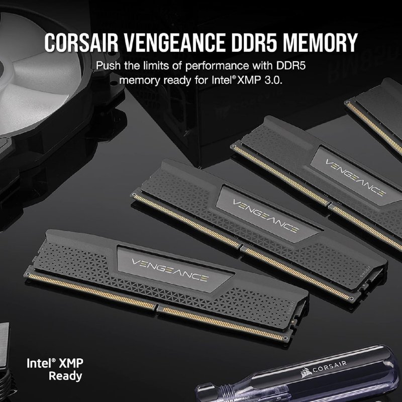 Memória Corsair DDR5 16GB 1X16GB PC5200 Vengeance CMK16GX5M1B5200C40