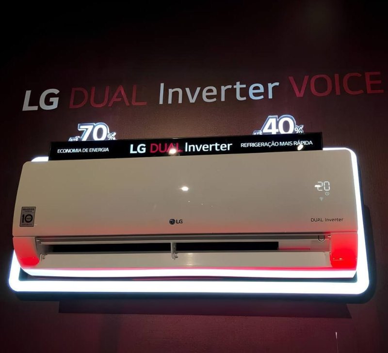 Ar Condicionado Split Hi Wall R32 LG Dual Inverter Voice +AI 18000 BTU/h Frio S3-Q18KL31B – 220 Volts