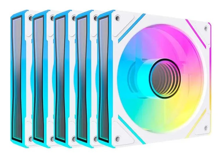 Kit 5 Ventoinhas Acegeek Chroma, Argb