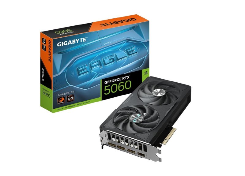 Gigabyte Placa gráfica GeForce RTX 5060 Eagle OC 8G - 8 GB GDDR7