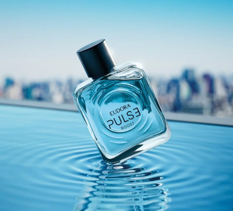 Colônia Eudora Pulse Boost Amadeirado Fresco 100ml