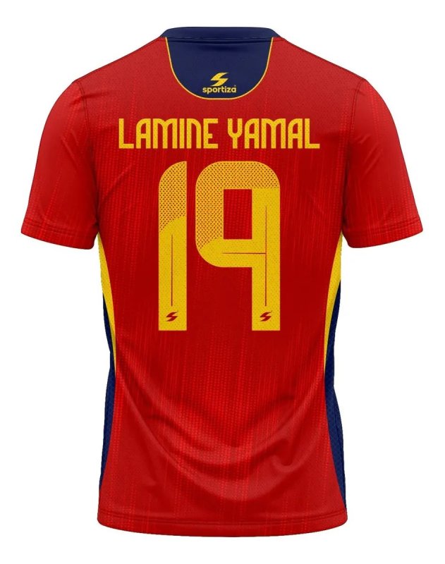 Camisa Futebol Espanha Yamal
