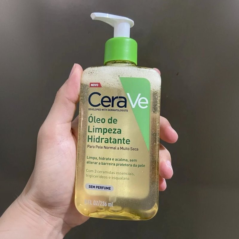 Óleo de Banho CeraVe para Pele Normal a Muito Seca e Atópica, 236ml