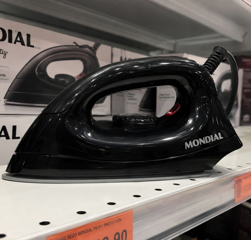 Ferro de Passar a Seco Mondial 1200W