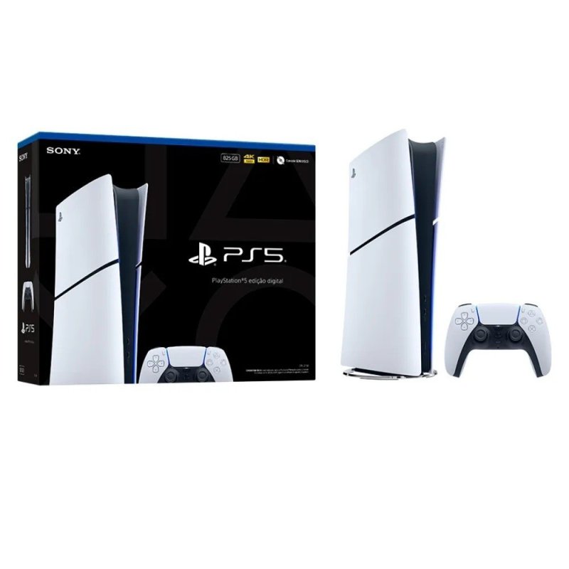 PlayStation 5 Edição Digital 825GB 1 Controle Branco Sony