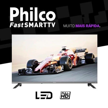 Smart TV 43" Philco Roku TV HDR10 Dolby Áudio