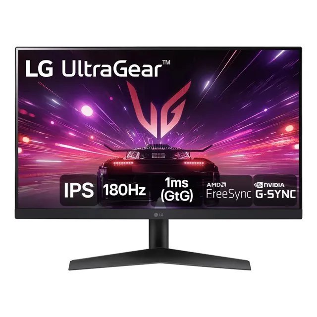 Monitor Gamer LG Ultragear 24 24gs60f-b Ips Full Hd 180hz Preto 127/220v