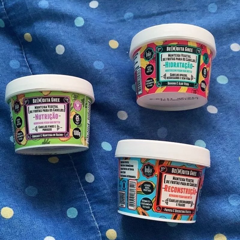 Lola Cosmetics Kit Cronograma Capilar Be(m) Dita Ghee - 3 Produtos