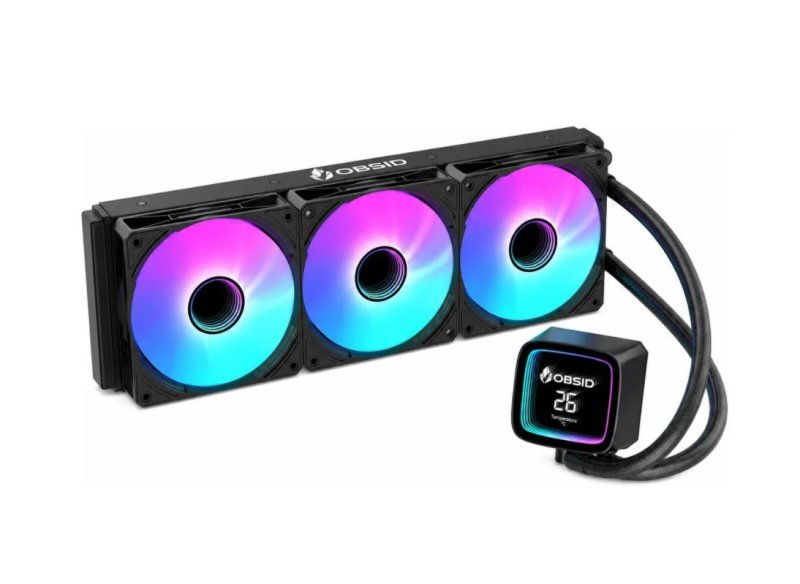 Water Cooler 360 LiquidCore Obsid PRO ARGB com Display LCD