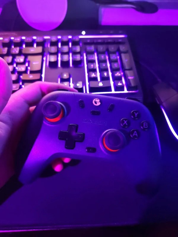 Gamesir T4 Nova Lite - Gamepad sem fio para PC/Ns, cor roxa