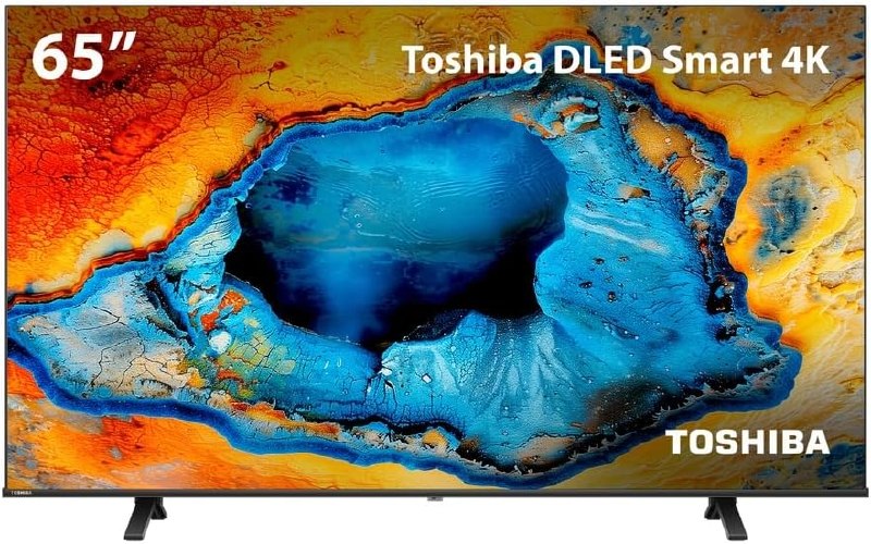 Toshiba Smart TV DLED 65" 4K VIDAA 4 - 4 HDMI 2 USB Wi-Fi