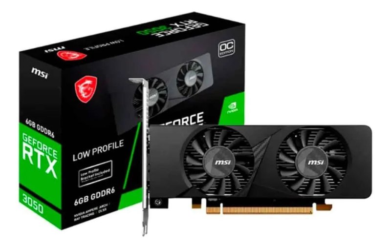 MSI GeForce RTX 3050 Low Profile 6GB GDDR6