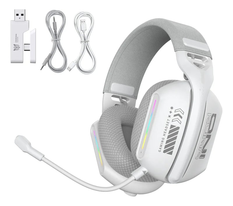 Fone De Ouvido Para Jogos Onikuma Gt808 2.4g Fones De Ouvido Preto