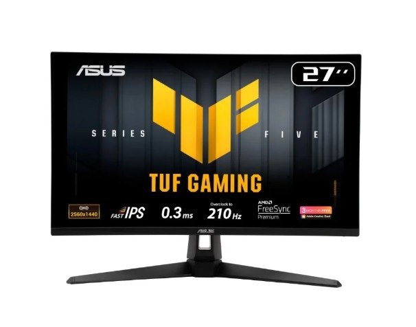 Monitor Gamer ASUS TUF 27", QHD, 210Hz, 0.3ms, Fast IPS