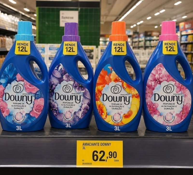 Downy Amaciante Concentrado Frescor Da Primavera 3L Rende 12L