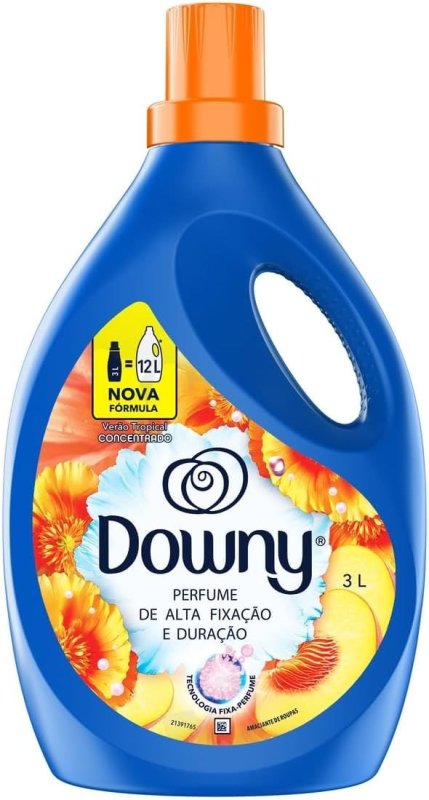 Downy Verão Tropical Amaciante Líquido Concentrado 3L