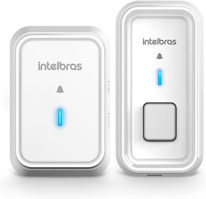 Intelbras Campainha Sem Fio CIB 101S - Sem Bateria - Branca