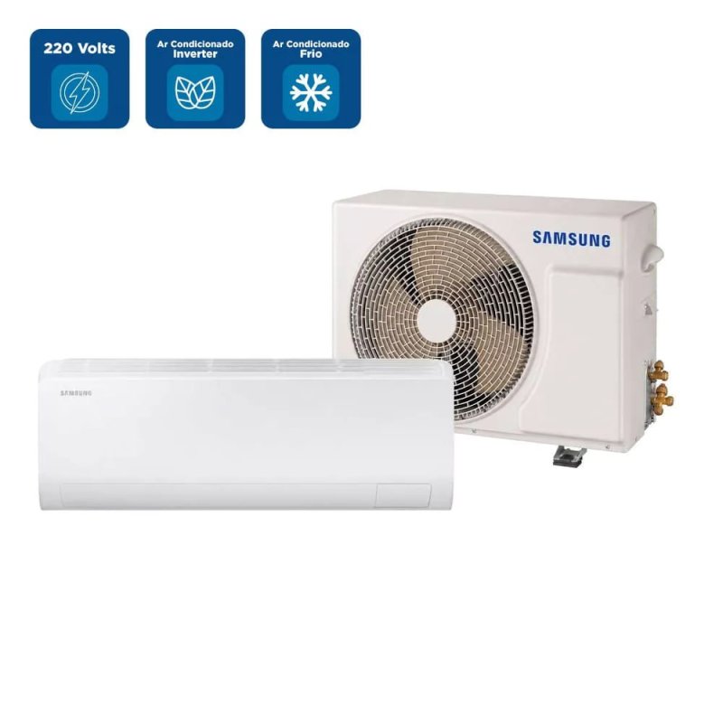 Samsung AR12DYFZAWKNAZ Digital Inverter 12000 BTU - Frio
