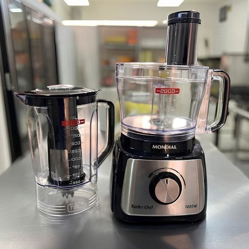 Multiprocessador Turbo Chef 5 em 1 Mondial 1000W MPN-01-B 127V