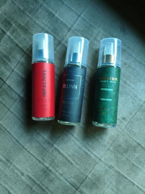 Kit Body Splash Masculino Vibration + Blunn + Infalível Fero