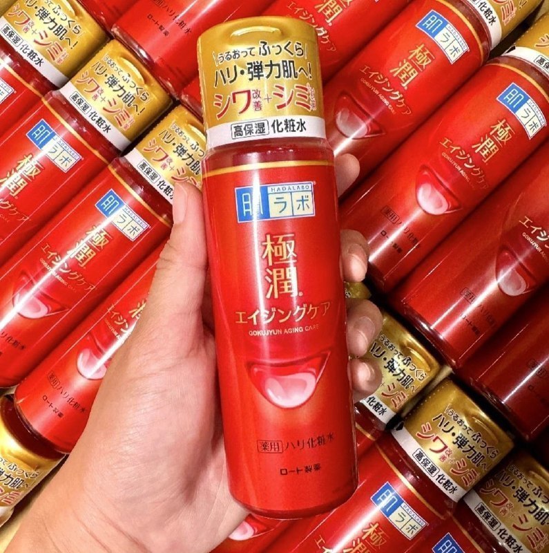 Hada Labo® Gokujyun Aging Care Lotion - Loção Hidratante anti-idade com Ácido Hialurônico e Niacinamida 170ml